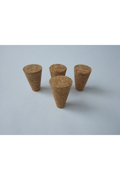 Lilys Cork Cap Tipa Oil Bottle 4 Pieces (28MMX13MM H40MM)