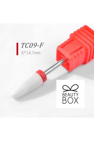 BEAUTY BOX COSMETIC 1 Piece Ceramic Milling Cutter Combo with 5 Pieces Polishing Bit Set