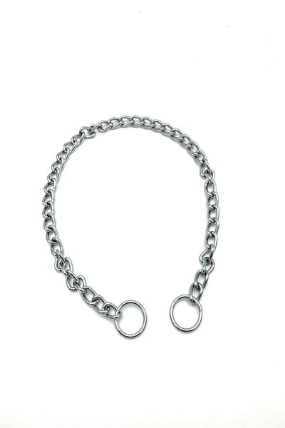 Tasma Market Stainless Steel Chain Puppy Training Collar 40cm 2.5mm