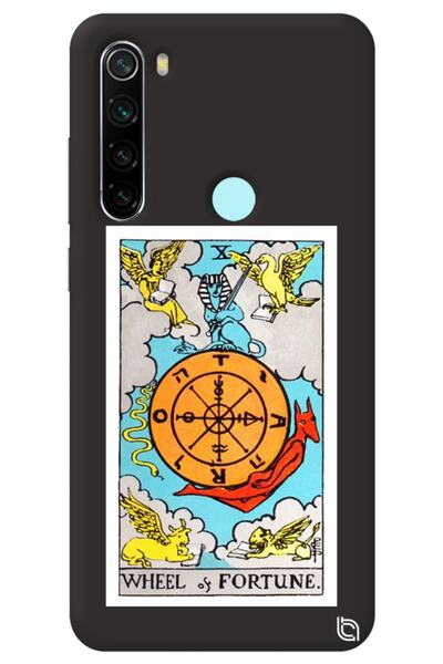 WANNA PROTECT Xiaomi Redmi Note 8 Black Premium Velvet Inside Tarot Fate Patt...