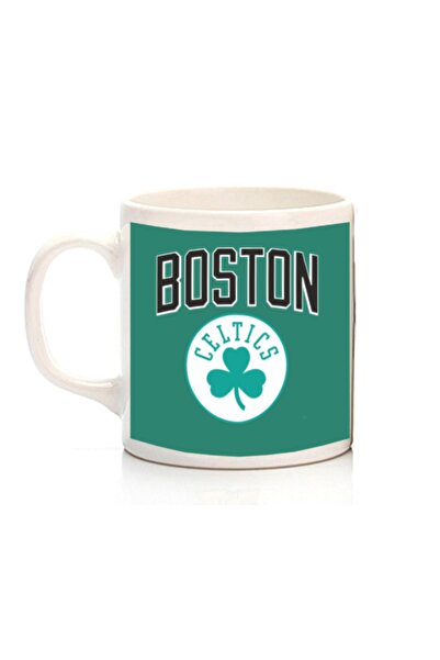 ART HEDİYE Nba Boston Celtics Logo Two Sided Printed Mug