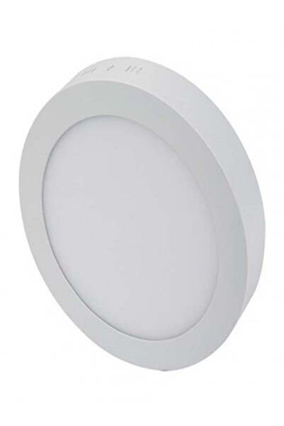 Cata 18 Watt Panel Led Armatür Sıva Üstü Yuvarlak Ct 5233 Günışığı Sarı Işık ...