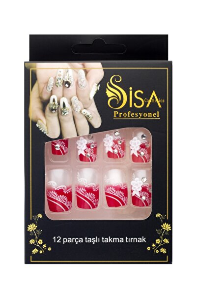 SİSA Cosmetics Taşlı Takma Tırnak B9