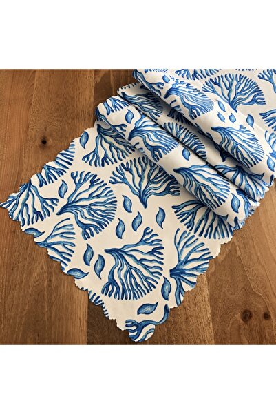 desen izmir American Service, Blue Coral Runner cu tăieturi orientale