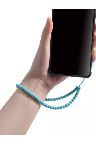 platin hediyelik Turkuaz Taşı Doğaltaş Telefon Askısı Telefon Charmı Doğal Taş