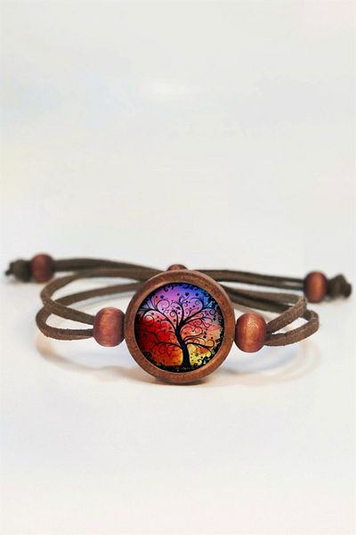Tahtakolik Tree of Life Wooden Bracelet