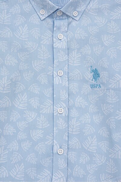 U.S. Polo Assn. Cămașă pentru băiat albastru