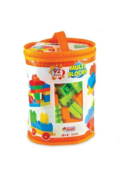 Dede Oyuncak 01254 Multi Blok Blocks Torbalı Eğitici 92 Parça Yey- 01254