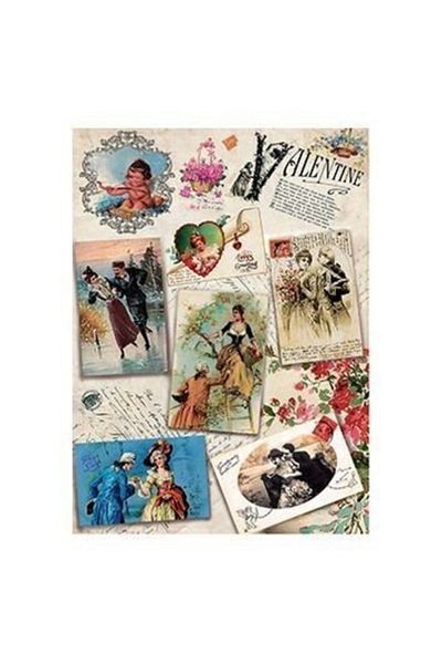 Cadence 29X42Cm Brass Decopage Paper - No:230