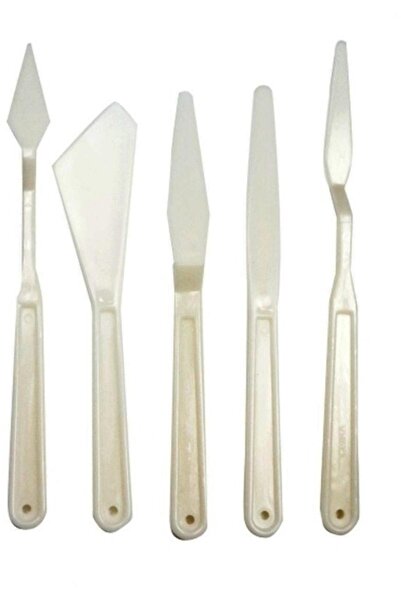 Rich 5'li Plastik Spatula Set (Beyaz)
