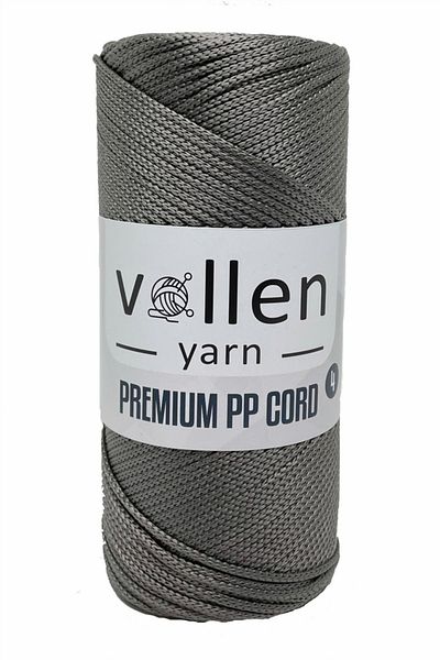 vollen yarn Premium Polyester Macrame Rope 2mm, Macrame και Τσάντα Σχοινί, 200gr, 230m