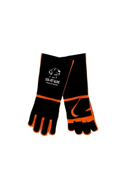 Teknoloji Eldiven Dog-vet Deri Veteriner Köpek Eldiveni - Köpek Tutma Eldiveni