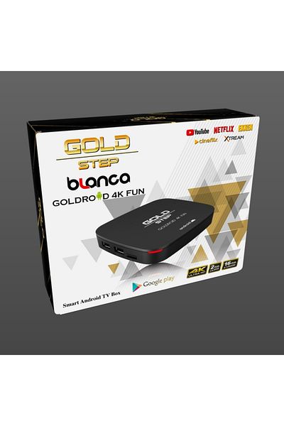 Gold Step Blanca Goldroid 4k Fun Android Box