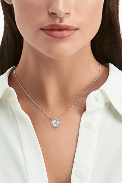 Crystal Diamond Zirconia Işıklı Kutuda 1.01 Carat Özel Kesim Tektaş Kolye