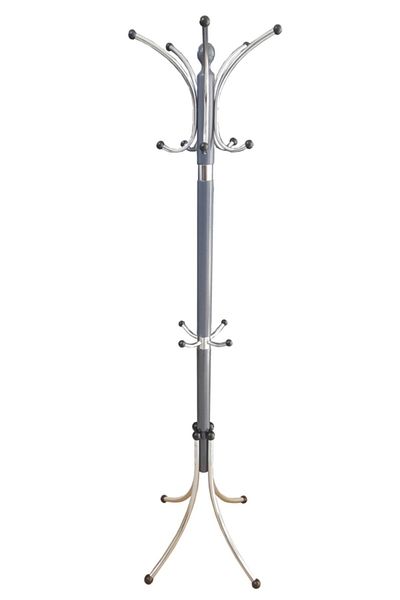 TOLUNAY Anthracite Gray Clover Model Coat Rack Standing Hanger