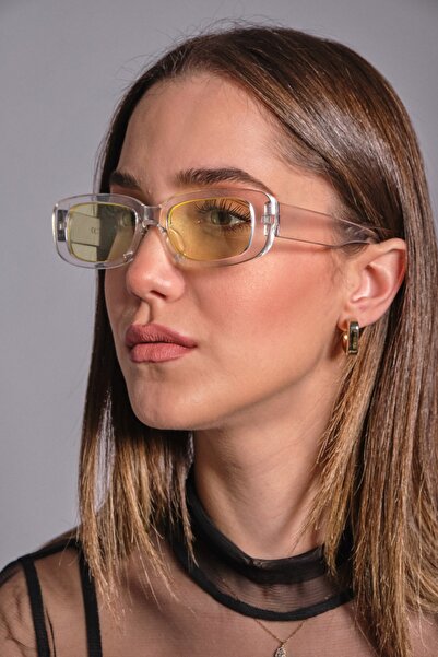 Monvago Mv 21874-5 Yellow Glass Unisex Sunglasses