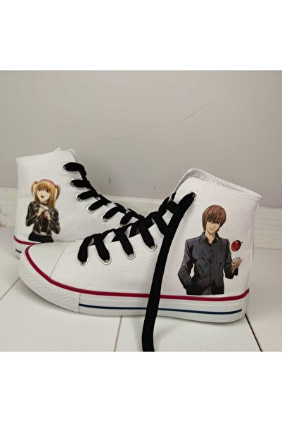 MECH BUTİK Деату Ноут Міса і Лайт Аніме Персонажі Друкований Щоденник Унісекс Спортивні Кросівки Снікерс