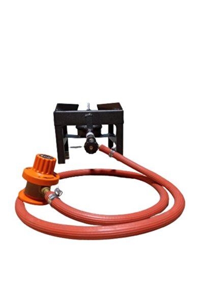 YAZICI Canavar Aşçı Ocağı Dedantörlü Set 28*28cm (balık - Aşure ) 1,5 Metre Hortum 2 Kelepçe Dedantör