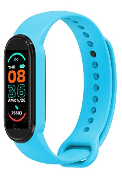 JUNGLEE Yeni M6 Akıllı Bileklik Saat Smart Band Bracelet 6 Mesaj Arama Bildir...