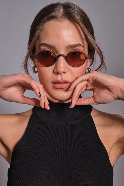Monvago Mv 001008 -1 Brown Unisex Sunglasses