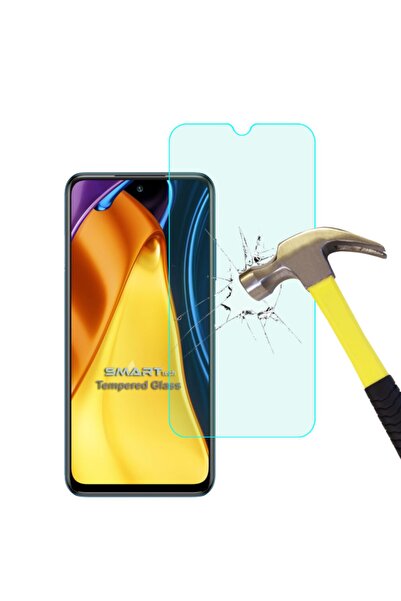 Smart Tech Poco M3 Temperli Kırılmaz Cam Ekran Koruyucu