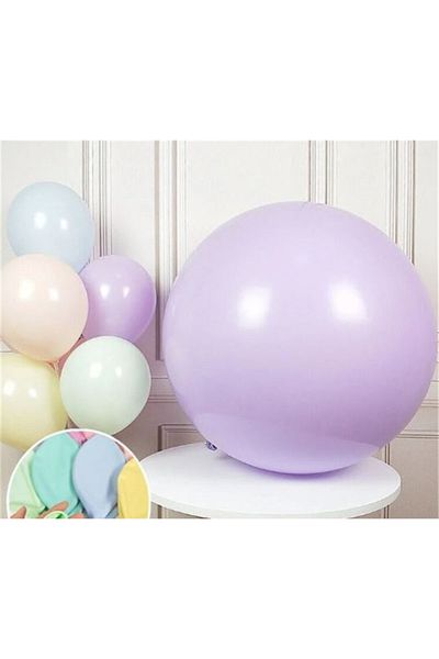 KBK MARKET Lilac Jumbo Macaron Balloon 18 Inch 1 Piece