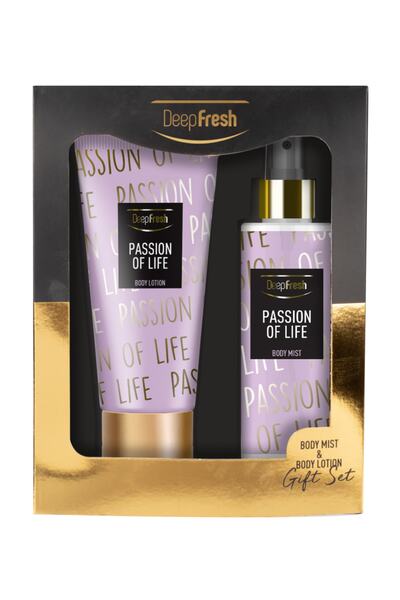 Deep Fresh Passion Of Life Kutulu Set Vücut Spreyi 200 ml ve Vücut Losyonu 200 ml