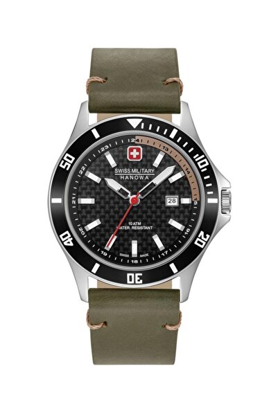 Swiss Military 06-4161.2.04.007.14 ساعة يد رجالية، صناعة سويسرية، زجاج ياقوتي