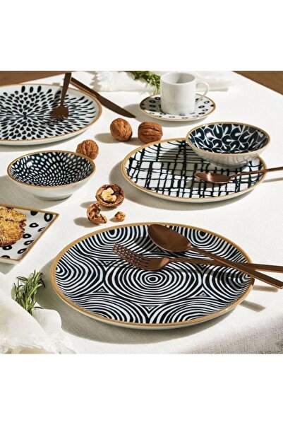 Porland Fractal 6 Lı Servis Takımı 24 cm