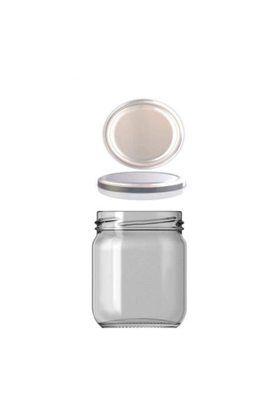 Paşabahçe Glass Jar 210 Cc Silver Lid 6 Pieces Baby Food