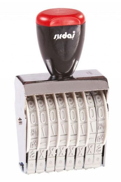 Yerli 8 Digit Manual Dialing Numberer 9mm (1598)