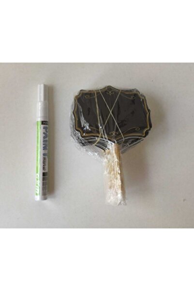 markarizma Kürdan Saplamalı Etiket Kalem Hediyeli