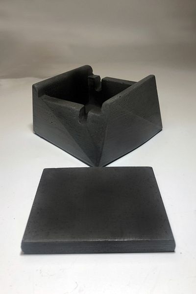 RocArt Home صينية الرماد المترية الخرسانية