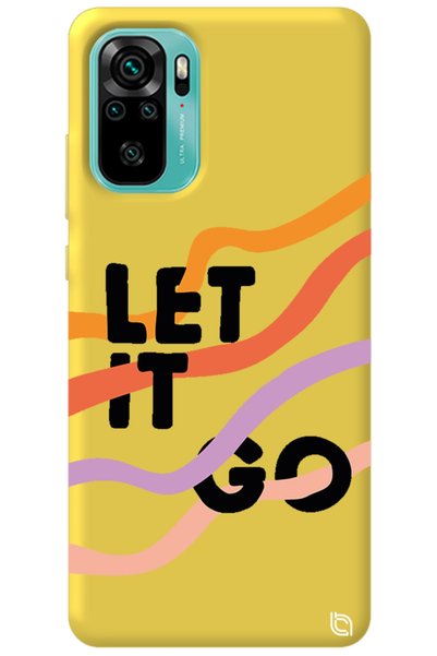 WANNA PROTECT Xiaomi Redmi Note 10 Yellow Color Premium Velvet Inside Let It ...