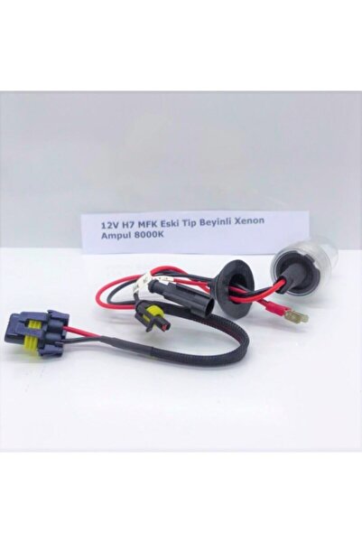 Mfk 12v H4 Eski Tip Beyinli Xenon Ampul 8000k