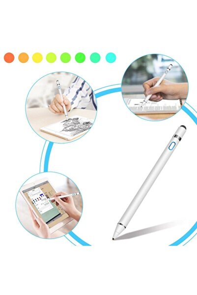 m.tk moveteck Galaxy Tab S6 Lite P610 Uyumlu Stylus Pen Aktif Kapasitif Dokunmatik Tablet Kalemi - Teknik Çizim