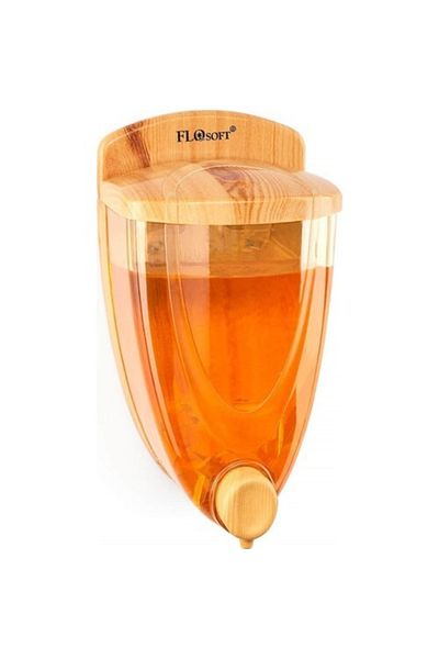 Flosoft Flora Liquid Soap Dispenser Dispenser Ξύλινο Μοτίβο 650 ml