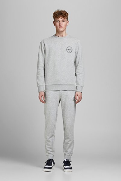 Jack & Jones Ανδρικό Φούτερ 63412165322 Γκρι
