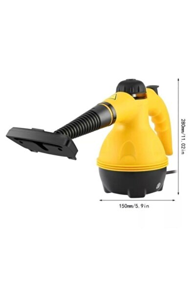 Realindirim Steam Cleaner Basınçlı Buharlı El Tipi Temizlik Makinesi Antibakteriyel Temizleyici Mop 1000 W