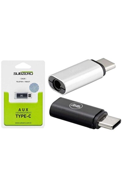 Subzero Type-c Kulaklık Dönüştürücü (AUX / TYPE-C) Dönüştürücü Ca20