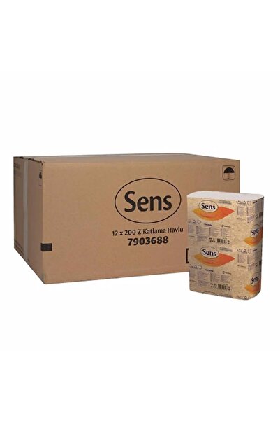 Sens 200 × 12 منشفة ورقية - مطوية على شكل حرف Z