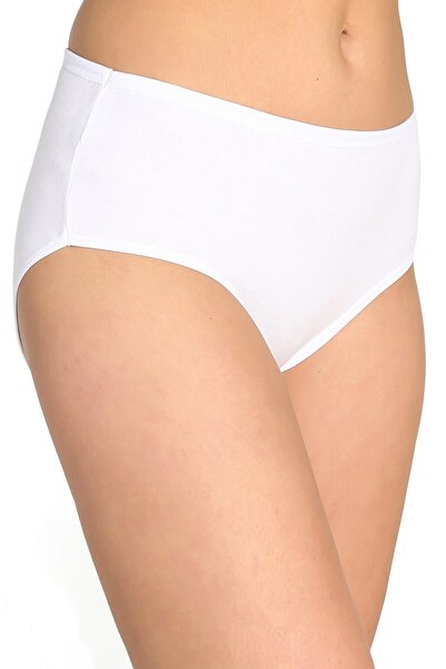 GÜMÜŞ Chiloți din bumbac Bato cu talie înaltă, din Lycra albă, pentru femei, ...