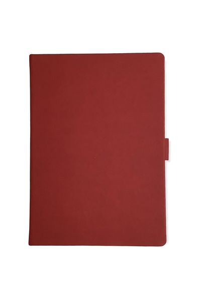 blume Acar Baer Plus Caiet roșu cu linii 15*21 cm 256 pagini cu husă din piele termică