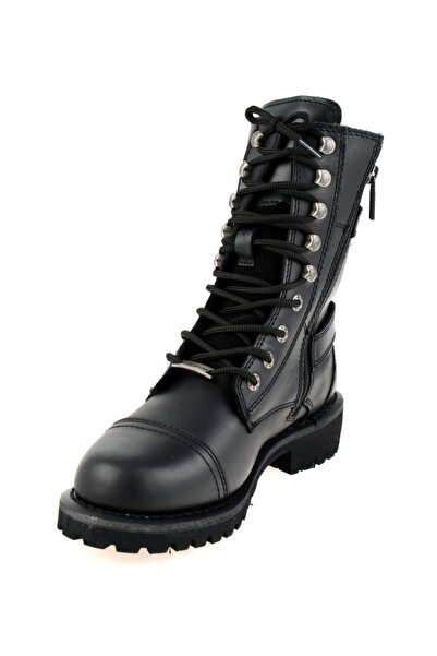 Harley Davidson Belsa Black Deri Kadın Bot