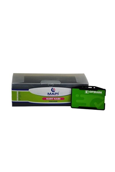 Mapi Plastični horizontalni zaštitnik za kartice 54 mm x 86 mm, crni, paket o...
