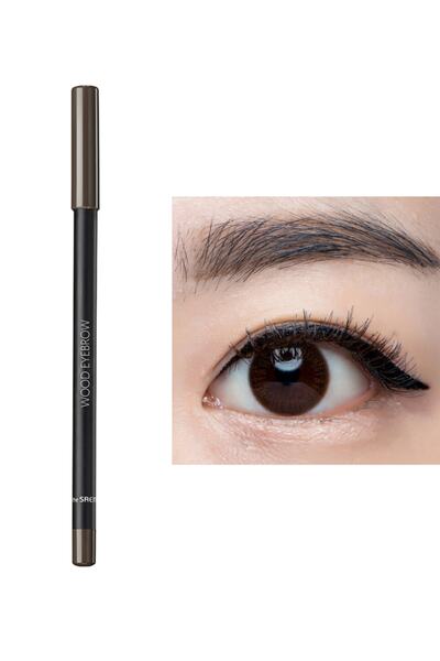 THE SAEM قلم حواجب ذو مظهر طبيعي - Saemmul Wood Eyebrow - أسود بني