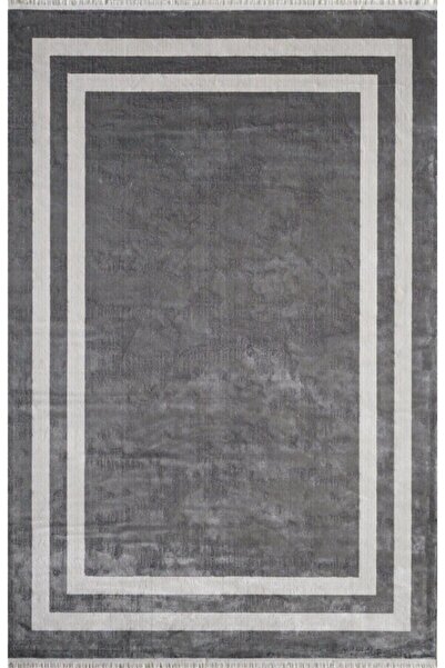 GÜMÜŞSUYU Black&brown 11297 Antrasit Modern Yüksek Kalite Makine Halısı