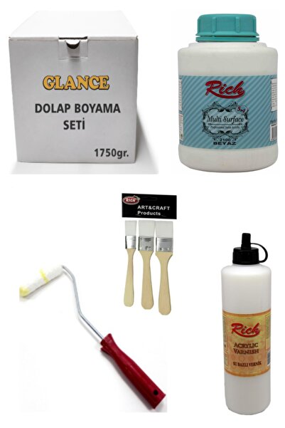 Rich Glance Multi Surface Beyaz 1750 gr Boyama Seti
