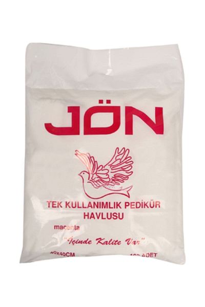 Jöntürk منشفة باديكير (100 قطعة) جون 40x40 سم نسيج قرص العسل