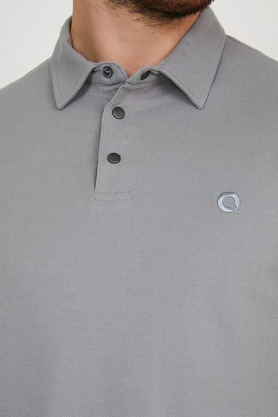 ENQUE Ανδρικό μπλουζάκι Basic Polo Neck Plain Comfort Copper